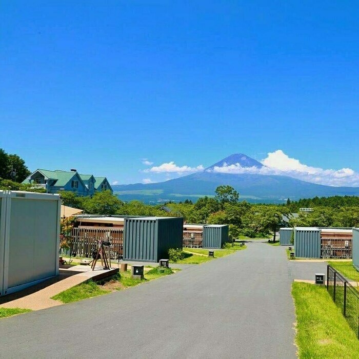 藤乃煌から見える富士山の眺め
