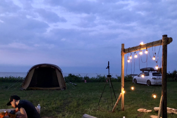シーサイド太東海岸の夕焼け