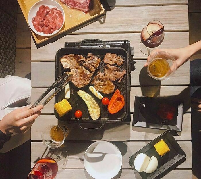 butchersmeatclubでのBBQの様子