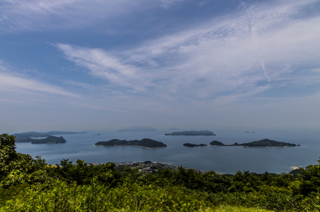 大星山展望台から景色