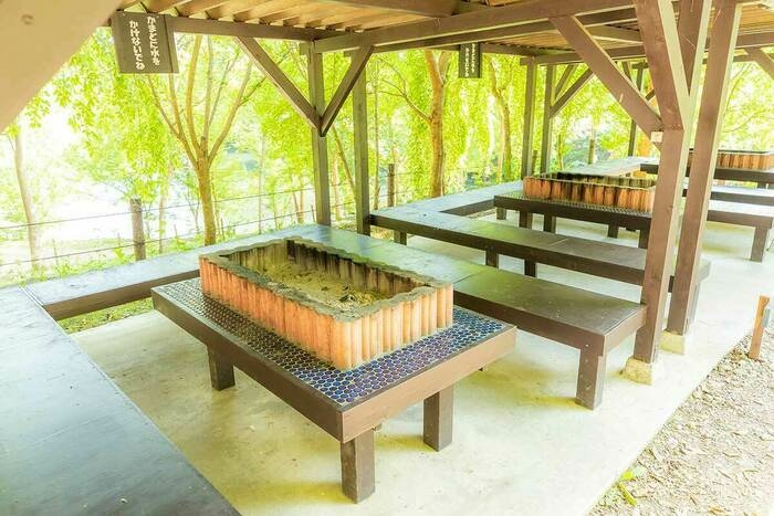 長瀞オートキャンプ場のバーベキュー場の画像