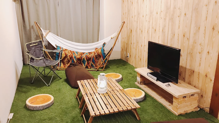 Chill City House 下北沢の室内グランピング施設の画像
