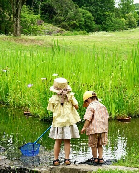 夏のキャンプファッション