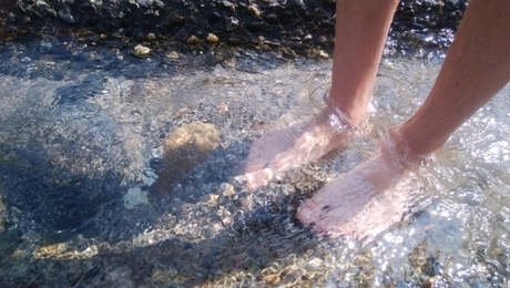 水遊び