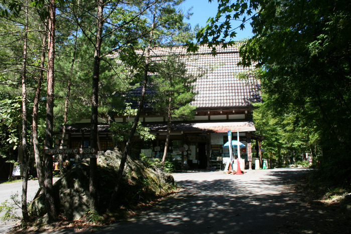 キャンプ場受付