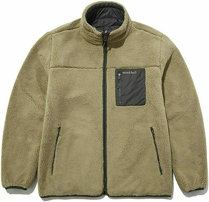 モンベルのフリースジャケットの画像