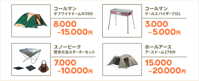 買取価格表