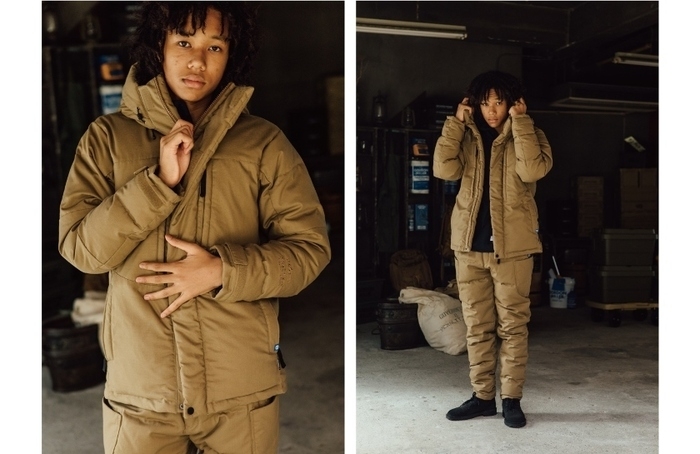 GORDON MILLER×GRIP SWANYコラボ ダウンジャケット・パンツ