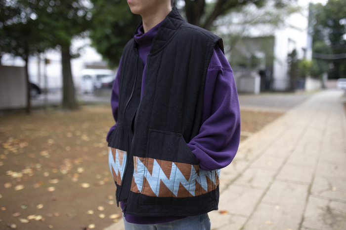 「STORY mfg / Saturn Vest」着画