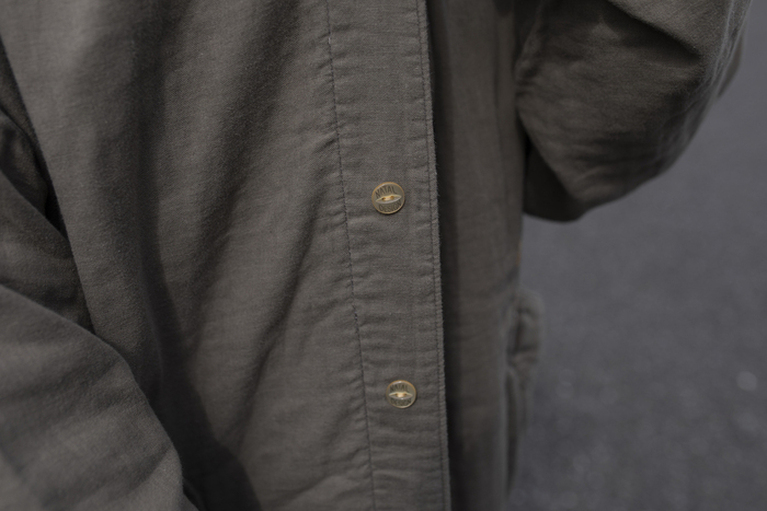 SHOP COAT BIG GAUZEのアップ