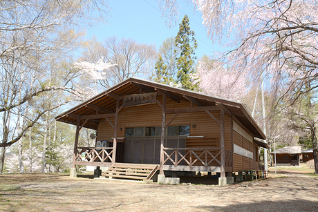 和平公園のバンガロー