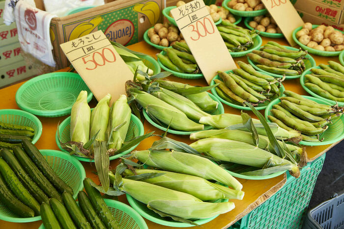 道の駅の野菜のイメージ