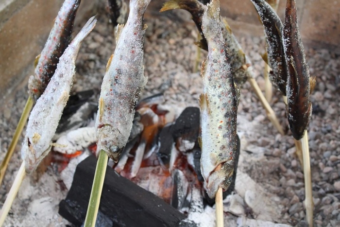 アメゴの塩焼き