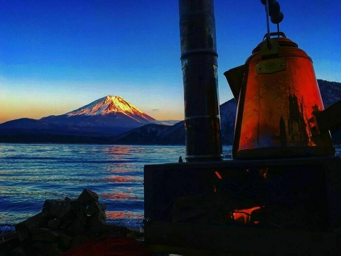ケトルと富士山