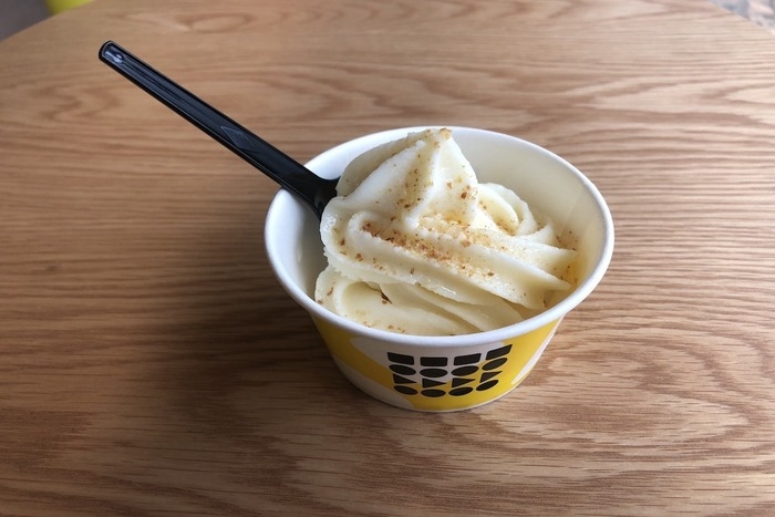 未来コンビニで人気のソフトクリーム
