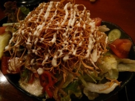 チキンラーメン野菜炒めイメージ