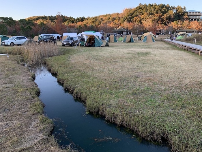 自然豊かなキャンプ地