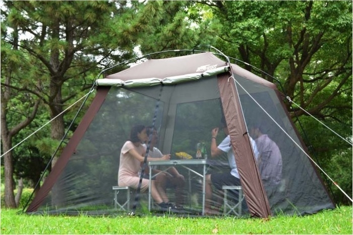 メッシュスクリーンテント