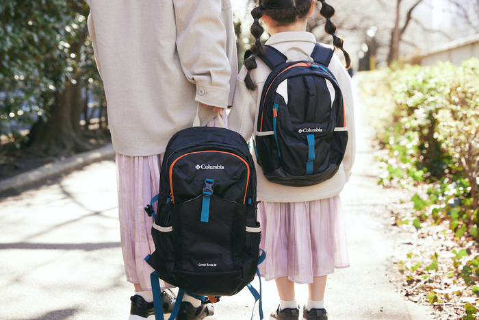 親子おそろいのバックパック