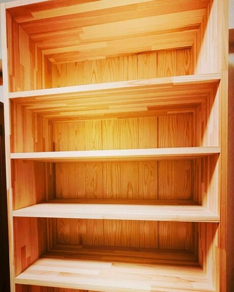 DIYで自作した収納棚