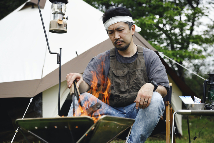 頭に巻くタイプも
