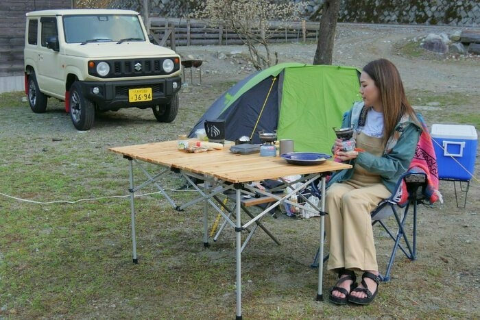 ロキシーを着る成澤さん