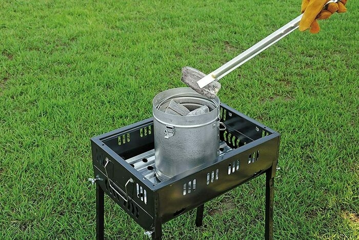 キャプテンスタッグ(CAPTAIN STAG) バーベキュー用 火消しつぼ 火起し器 セット UG-3245