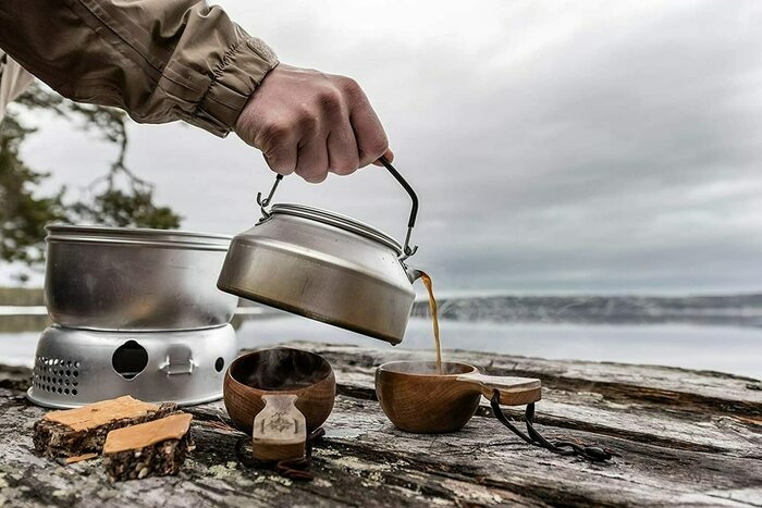 トランギアのケトルでコーヒーを淹れる