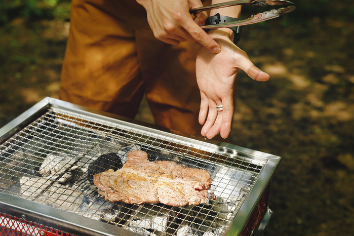 焼き加減チェック
