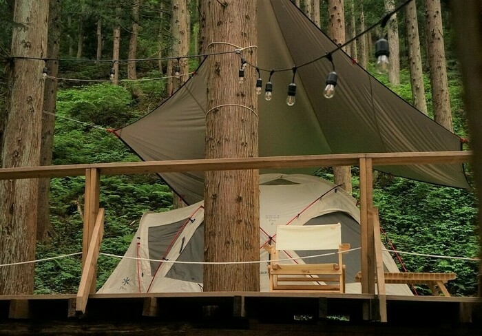 LIFE FARMING CAMPのキャンプサイト
