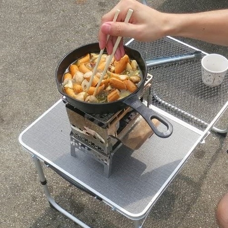 クイックキャンプ ハーフスチールテーブル