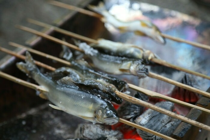 鮎の塩焼き