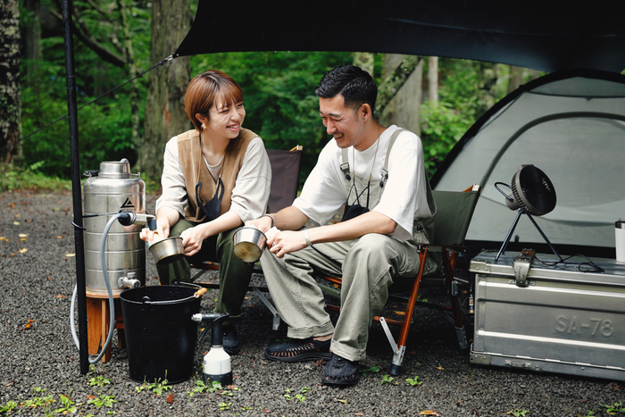 Eキャンプの様子
