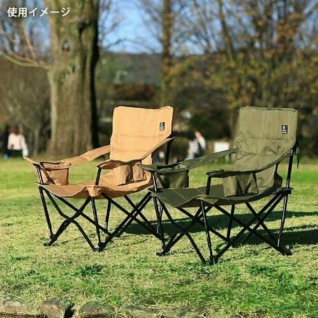 クイックキャンプのローチェア 2色