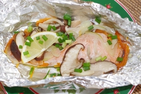 サーモンホイル焼き