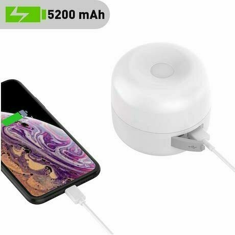 ランタン, Beszing ledランタン 光色・輝度記憶搭載 3色切替 無段階調光 電球色 自然白 昼白色 5200mAhモバイルバッテリー内蔵 USB 充電式 小型 暖色 マグネット式付き アウトドア携帯キャンプ用品/応急 防災 停電用【連続点灯255時間】