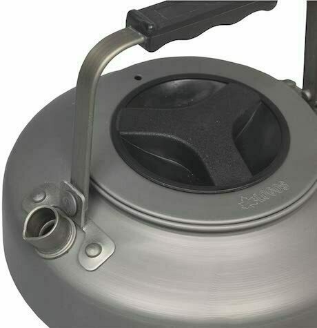 ロゴス ザ・ケトル 750ml フラット型 アルミ製 傷つきにくいハードアルマイト加工 81210301