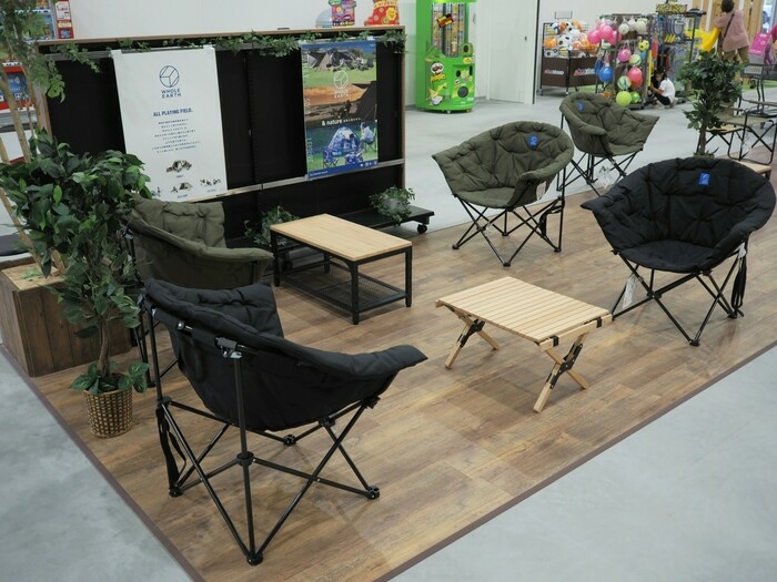 スーパースポーツゼビオ セブンパークアリオ柏店の展示コーナー