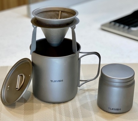 チタン製コーヒーセット