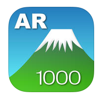 アプリ、AR 山 1000のアイコン