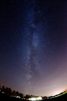 星に手のとどく丘キャンプ場の美しい星空