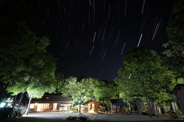 篠沢大滝キャンプ場で見れる星空