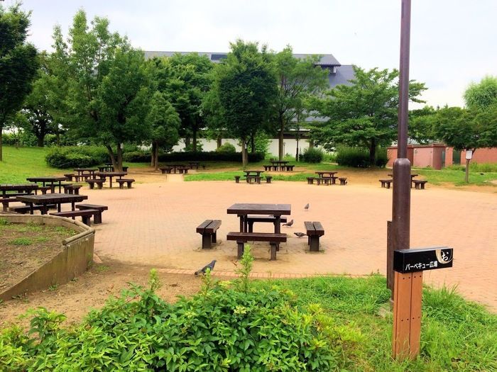 汐入公園のBBQ広場