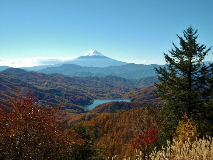 大菩薩峠から見える富士山