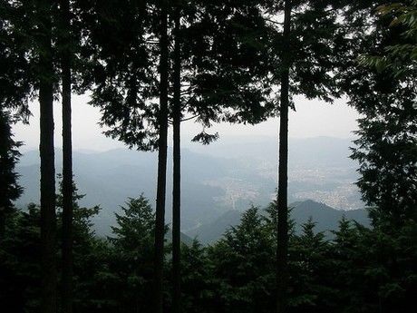 高水三山からの景色