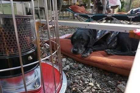 灯油ストーブの給油口