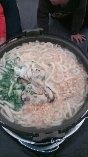 牡蠣うどん