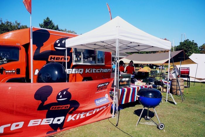 Hero BBQ kitchenの様子