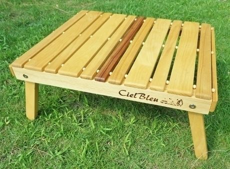 シエルブルーのロールトップテーブル