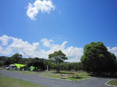伊勢志摩エバーグレイスのテントサイト